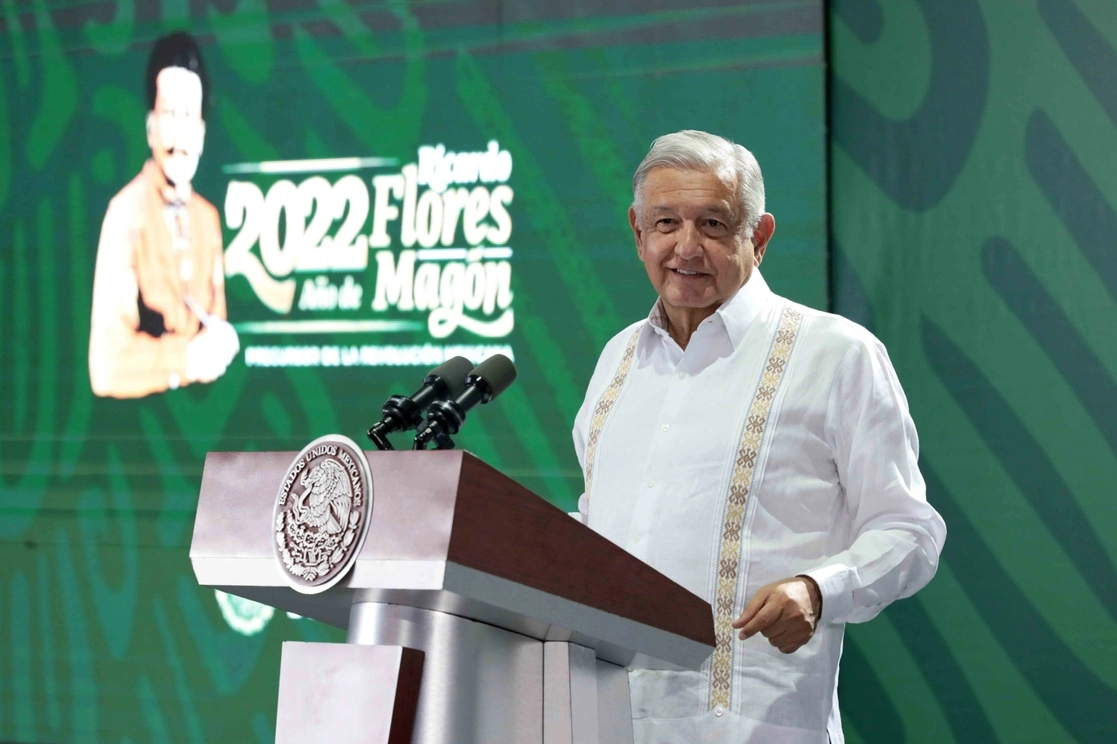 El presidente López Obrador insistió en que no cambiará su estrategia en materia de seguridad porque "está dando resultados". Foto cortesía Presidencia  