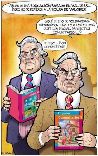 COMPRENSIÓN LECTORA cartón de Fisgón