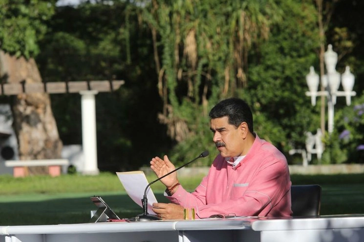 Venezuela enfrenta una crisis desde enero de 2019, cuando Nicolás Maduro asumió un segundo mandato que es desconocido por 60 países. Foto tomada del Twitter @NicolasMaduro 