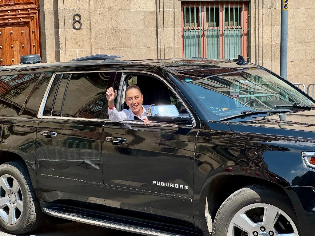 La presidenta de México, Claudia Sheinbaum recibió el respaldo de la comunidad de judíos en el país. Foto Roberto García