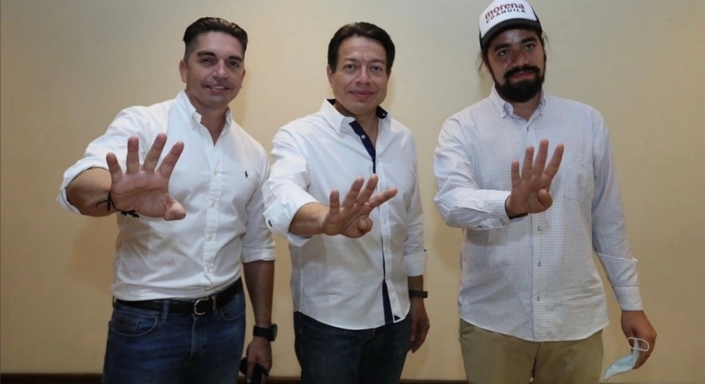 Desde Coahuila, el legislador Mario Delgado señaló que de ganar la presidencia nacional de Morena recorrerá todo el país. Foto Twitter @mario_delgado