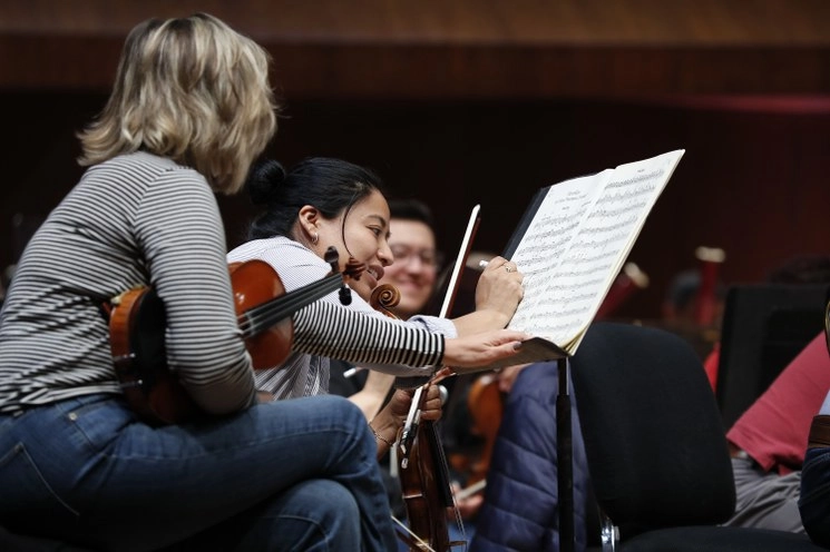 El programa estuvo conformado de forma exclusiva por obras de mujeres compositoras. Foto Archivo / Cristina Rodríguez
