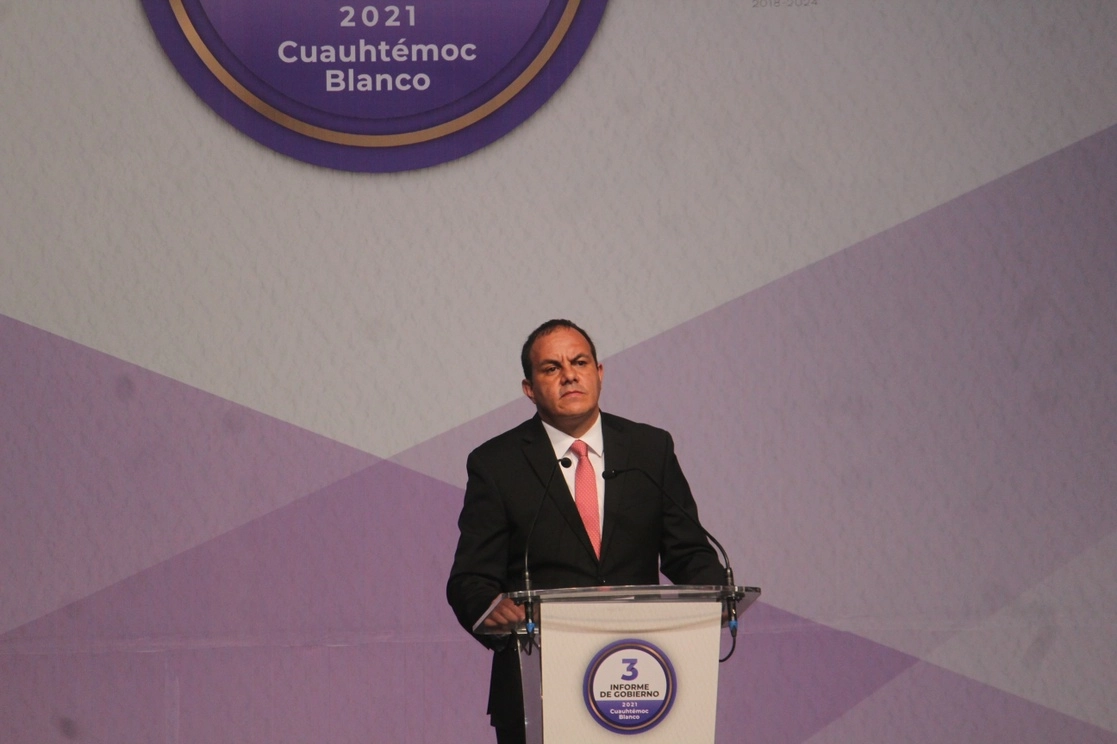 El gobernador Cuauhtémoc Blanco no ha podido disminuir los índices de violencia e inseguridad pública en Morelos. Foto Rubicela Morelos

