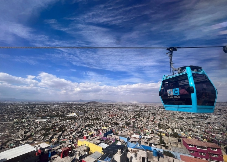 Para la diputada morenista, Aleida Alavez, obras como el Cablebus en la zona oriente inciden en una mayor actividad económica más que incentivar un mayor crecimiento urbano. Foto María Luisa Severiano 