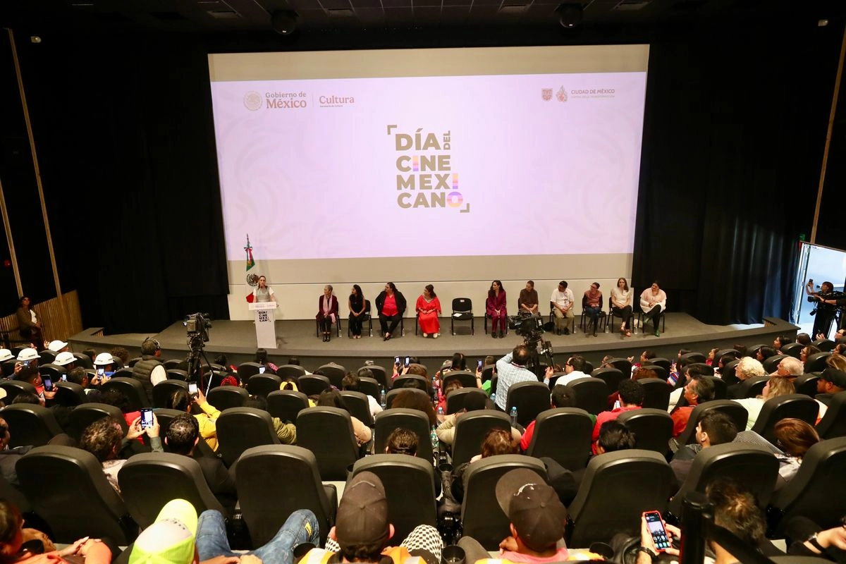 Inauguración del ciclo fílmico realizado por mujeres indígenas y afromexicanas.