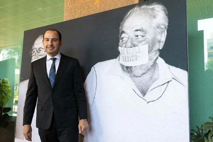El líder nacional del blanquiazul, Marko Cortés  en imagen de archivo. Foto Pablo Ramos