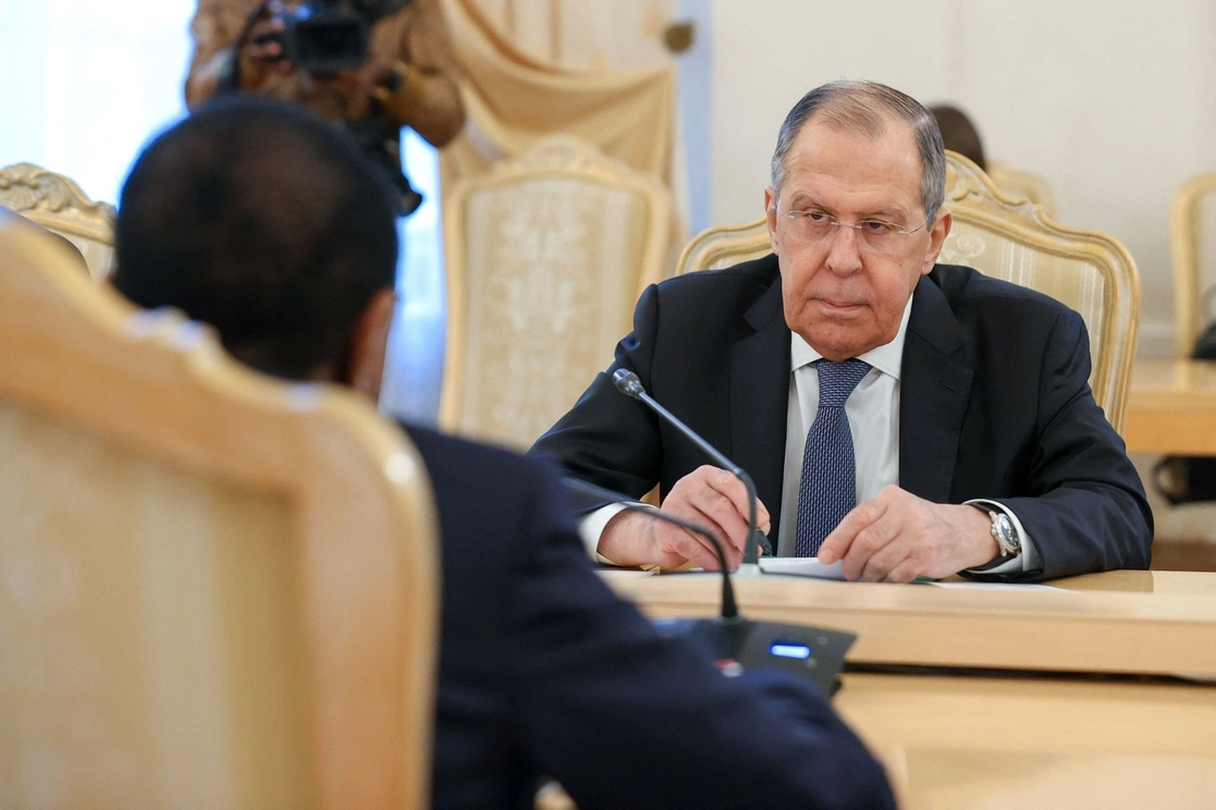 Serguei Lavrov, ministro de Relaciones Exteriores de Rusia. Foto Afp / Archivo