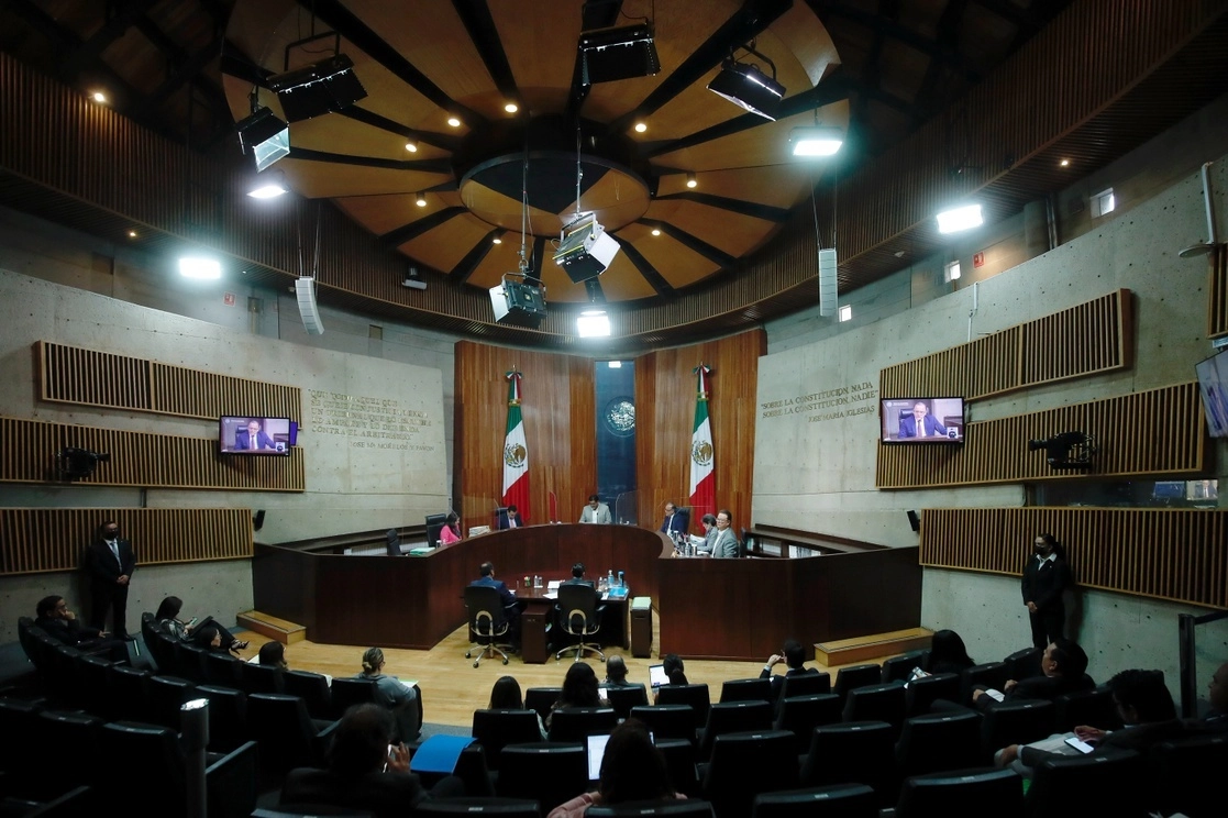 Sala de sesiones del TEPJF, en imagen de archivo. Foto Cristina Rodríguez