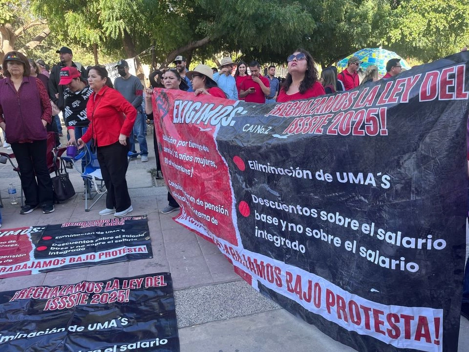 Con manifestaciones, maestros de Sonora y Yucatán se suman al Paro Nacional convocado por la CNTE. Foto 