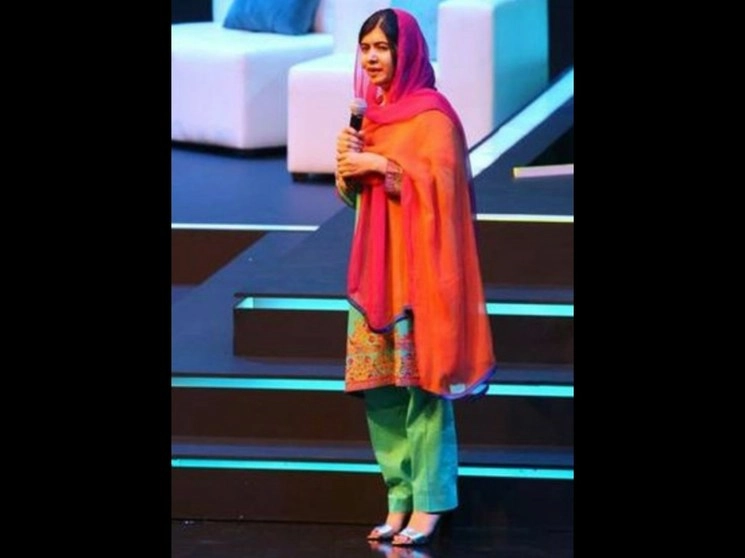 Malala Yousafzai, premio Nobel de la Paz 2014, en el foro México Siglo XXI, Unidos Reinventamos México, que se efectuó en el Auditorio Nacional el 1º de septiembre de 2017. Foto José Antonio López / Archivo