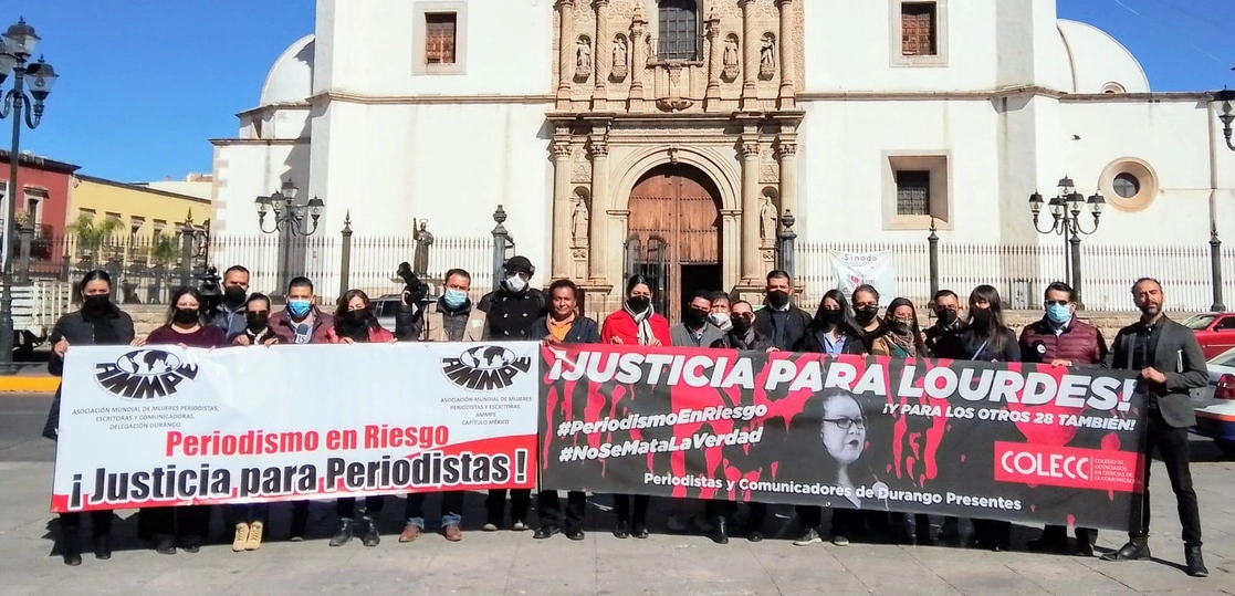 En la Plaza de Armas de Durango, el 25 de enero de 2022. Foto Herber Cassio
