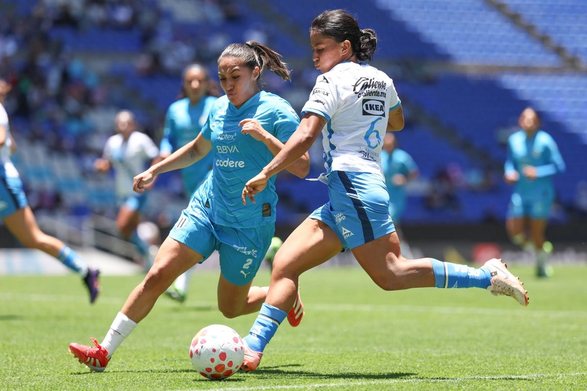 Tras golear 5-0 a Puebla, Rayadas de Monterrey se colocan en el segundo puesto del Apertura 2025. Foto 