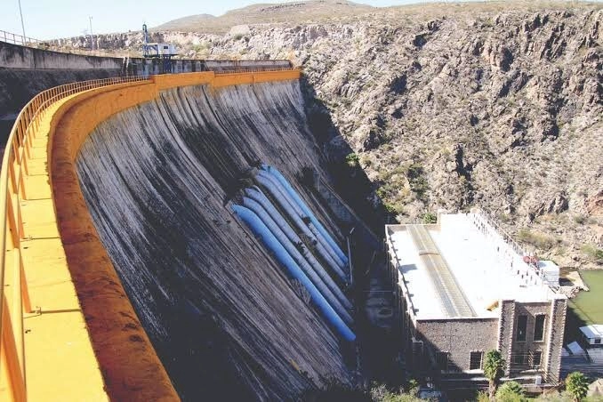 Presa La Boquilla en Chihuahua. Foto Twitter @ChihuahuaEnMX