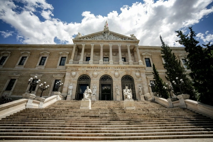 Fachada de la Biblioteca Nacional de España.Foto Europa Press