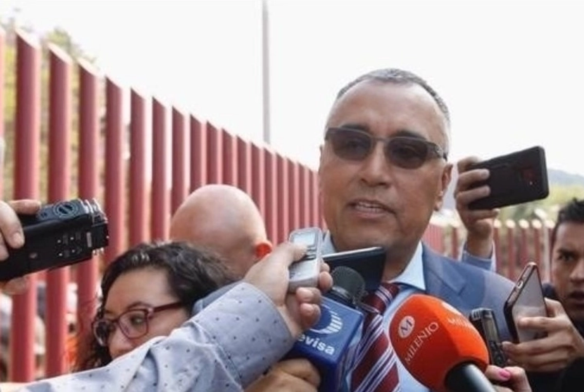 El general durante sus asistencia al Reclusorio Sur para la audiencia inicial de imputación, en 2019. 