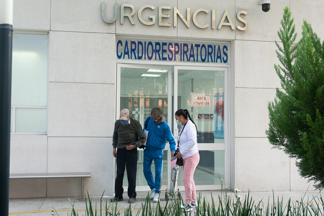 Área de urgencias respiratorias del Hospital General de México. Foto: Pablo Ramos