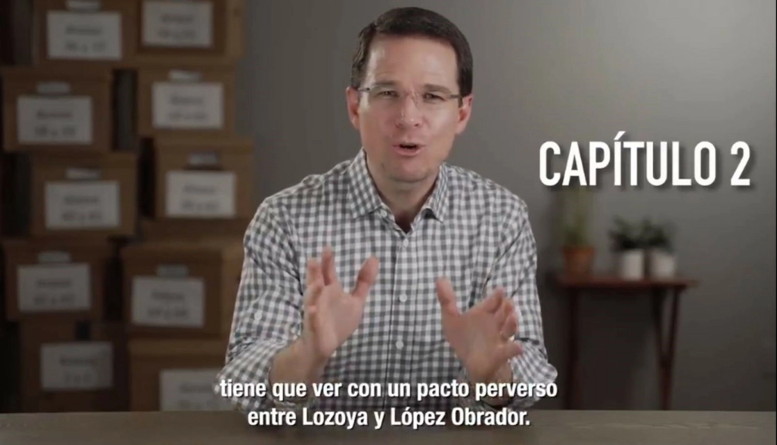 El ex candidato presidencial del PAN, Ricardo Anaya, el 29 de septiembre de 2021. Imagen tomada del video difundido a través del Twitter del @RicardoAnayaC