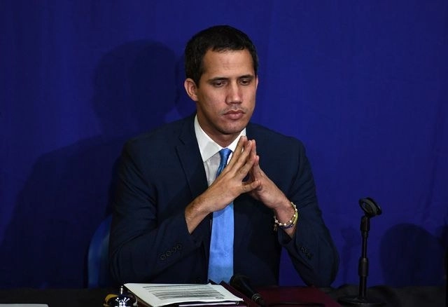 El presidente del Parlamento venezolano, Juan Guaidó. Foto Afp