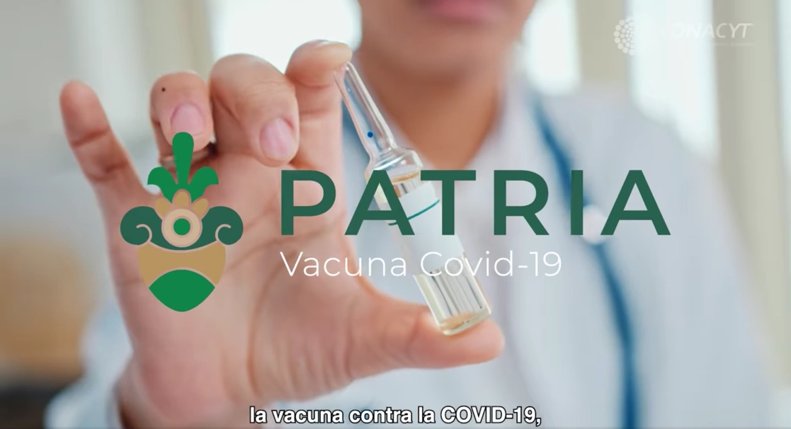 Con la vacuna Patria “México avanza en la recuperación de la soberanía vacunal a favor de la vida y la salud, destacó el Conacyt. Imagen tomada de un video difundido a través del Facebook de @ConacytMX / Archivo