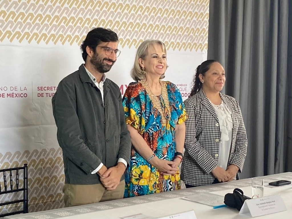 Funcionarios del gobierno de la CDMX presentaron los resultados del estudio sobre accesibilidad de turismo en la capital. Foto La Jornada