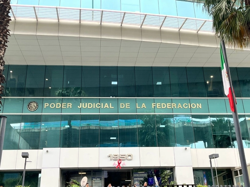 Fachada de la sede del Poder Judicial de la Federación en Periférico Sur, 1950, en la Ciudad de México, el 17 de octubre de 2023. Foto Luis Castillo