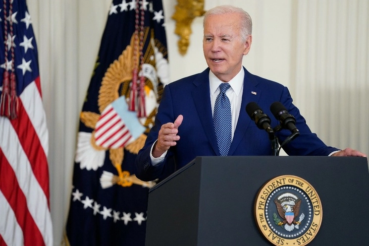 El presidente de Estados Unidos, Joe Biden, denunció la "brutalidad atroz" de las autoridades rusas en su propio país y en Ucrania, en el Día internacional de la ONU en apoyo a las víctimas de la tortura, el 26 de junio de 2023. Foto Ap