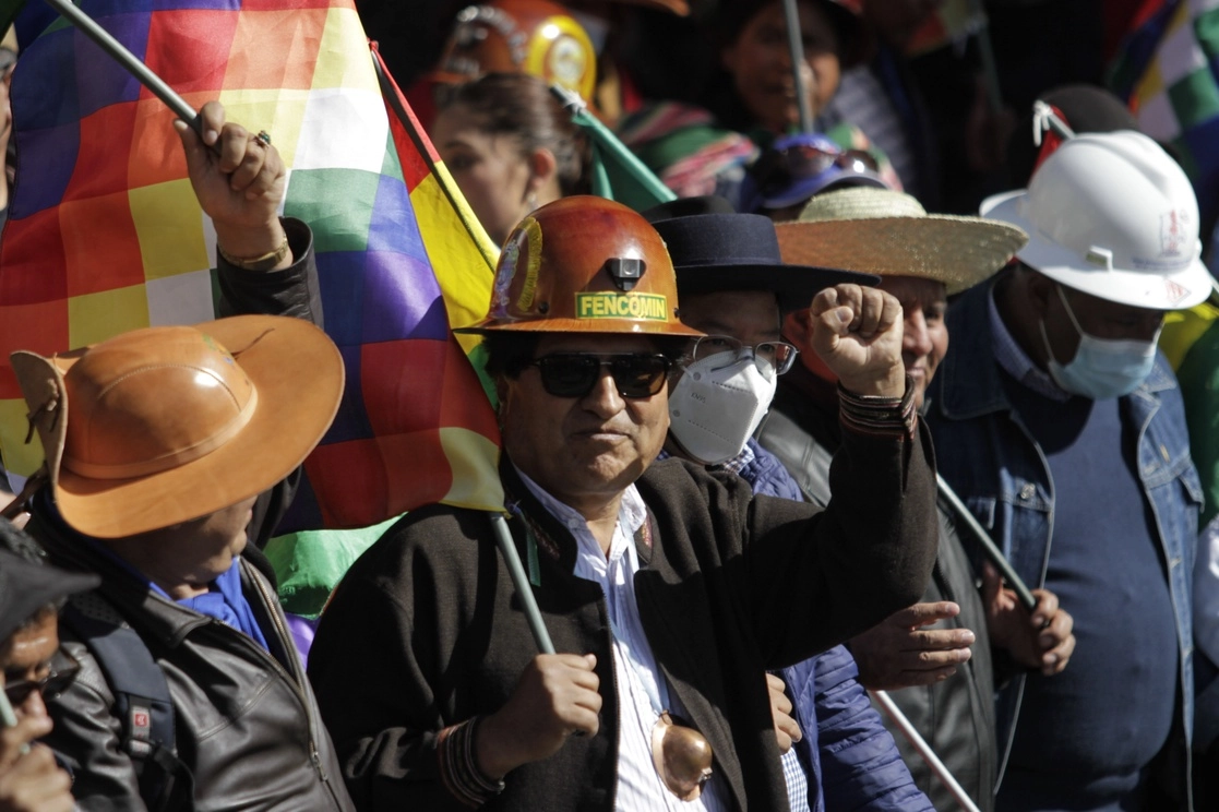 Evo Morales, ex presidente de Bolivia. Foto Xinhua