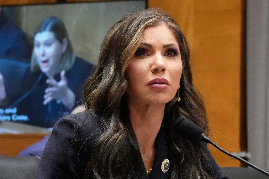 Kristi Noem, Secretaria de Seguridad Nacional de los Estados Unidos, en una imagen de archivo. Foto: 