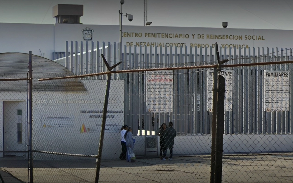 Los sentenciados se encuentran encarcelados en el Centro Penitenciario de Nezahualcóyotl- Bordo de Xochiaca, en el Estado de México. Imagen tomada de Google Street View / Archivo