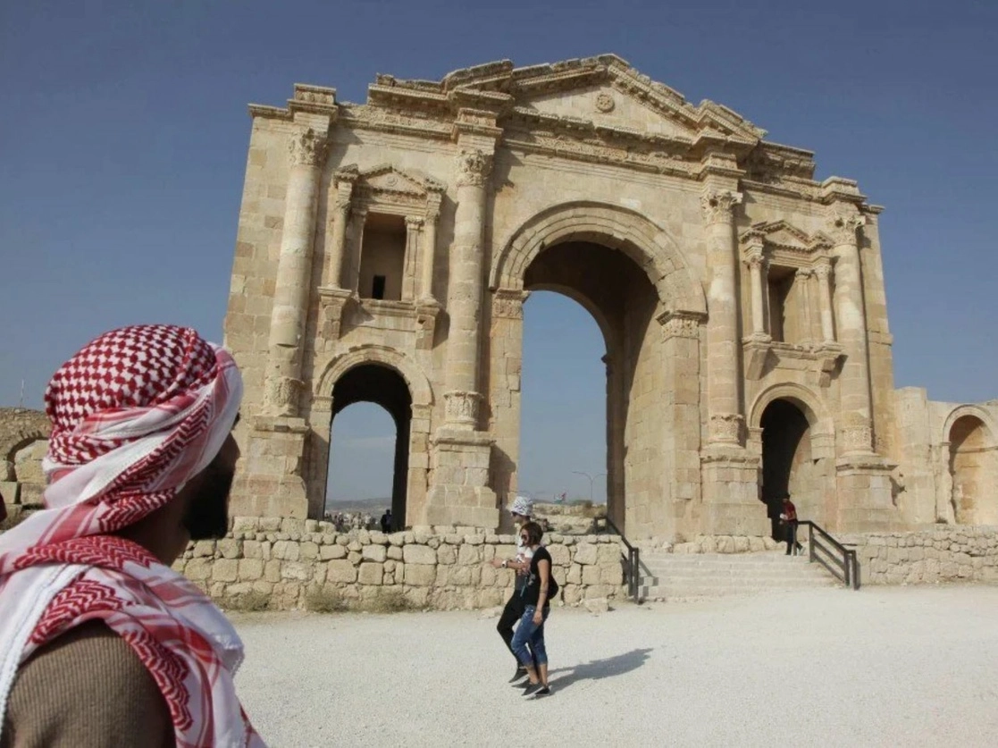 Ocho personas resultaron heridas en noviembre de 2019 en un ataque con cuchillo en Jerash, famoso sitio arqueológico del norte de Jordania. Foto Afp / Archivo