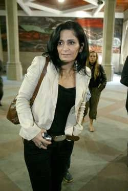 Los dos policías sentenciados, en 2005 trasladaron a la periodista Lydia Cacho del Quintana Roo a Puebla, durante el viaje fue torturada psicológicamente. Foto Cristina Rodríguez