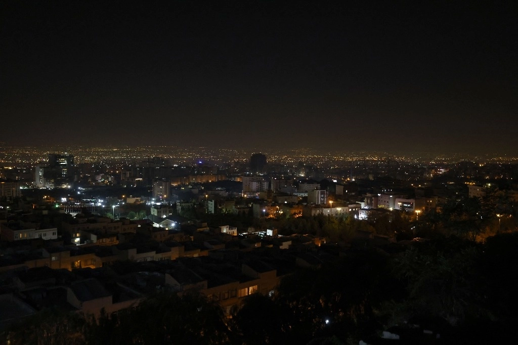 La ciudad de Teherán luego de los ataques iraníes, el 26 de octubre de 2024. Foto Afp