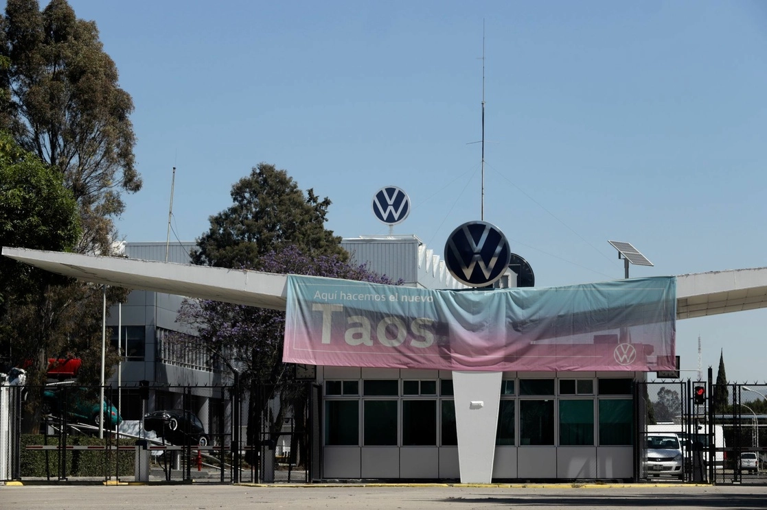 Volkswagen de México anunció un paro técnico los días jueves y viernes debido a la escasez de gas natural, el 18 de febrero de 2021. Foto Cuartoscuro 