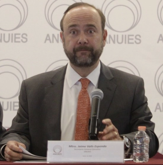 El secretario general de la Anuies, Jaime Valls en imagen de archivo. Foto Yazmín Ortega