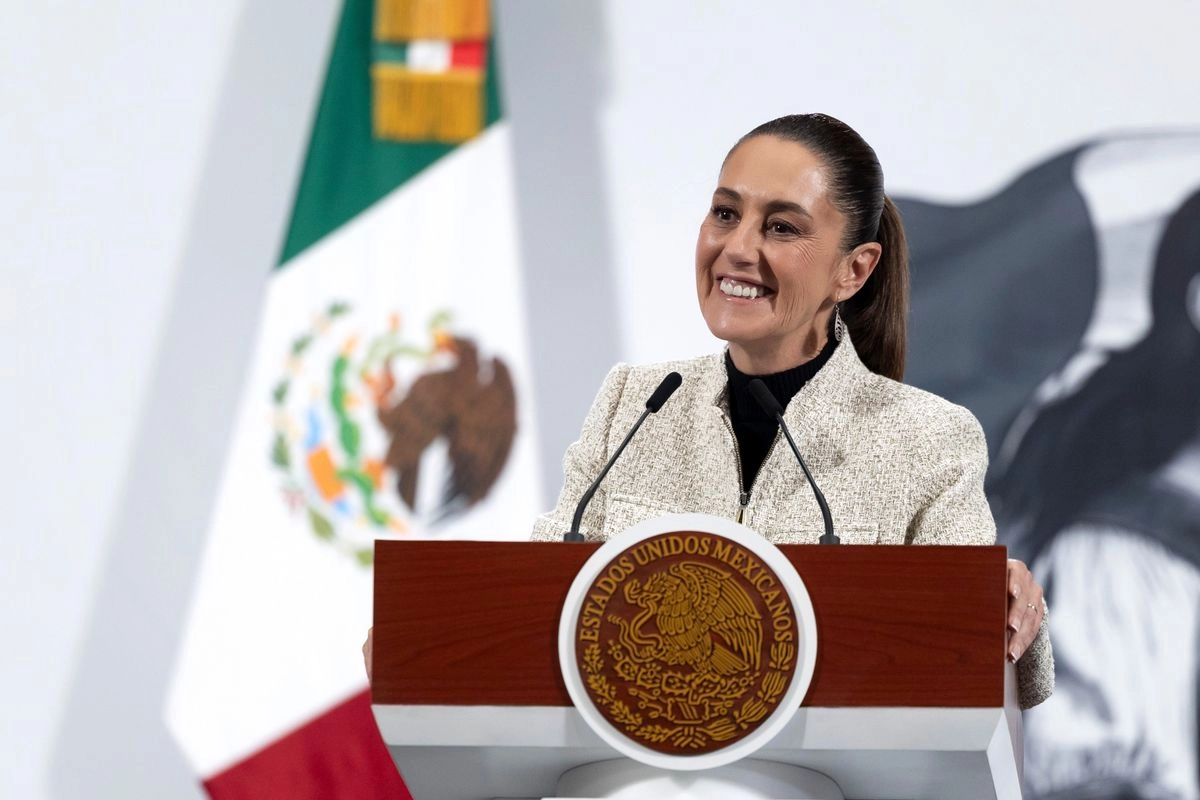 La presidenta de México Claudia Sheinbaum confió en lograr un "buen acuerdo" con Estados Unidos a un semana de la entrada en vigor de los aranceles anunciado por Donald Trump. Foto 