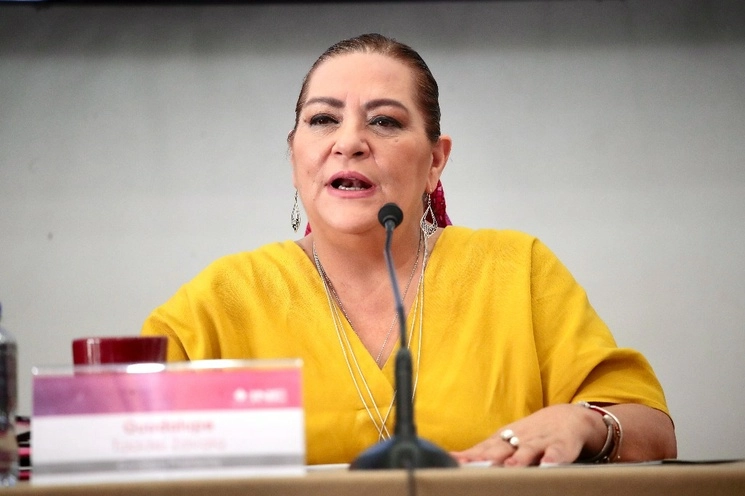 La consejera presidenta del INE, Guadalupe Taddei Zavala, manifestó que esperan sea “comprendido a cabalidad el presupuesto.” Foto Luis Castillo / Archivo
