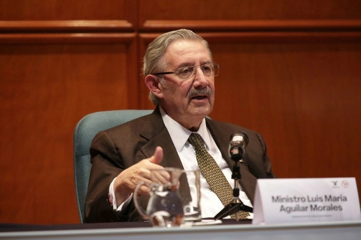 En sesión privada de la Segunda Sala de la SCJN, el ministro Luis María Aguilar Morales confirmó que hizo suya la petición para que el máximo tribunal atraiga otro amparo de Elektra contra sus adeudos fiscales. Foto Cuartoscuro / Archivo 