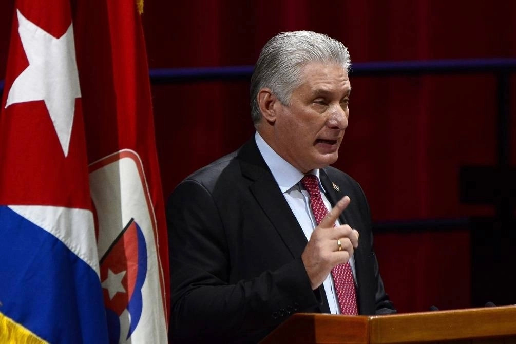 El secretario de Relaciones Exteriores, Marcelo Ebrard confirmó la visita del presidente de Cuba, Miguel Díaz-Canel (en imagen de archivo), el próximo sábado a Campeche. Foto Afp
