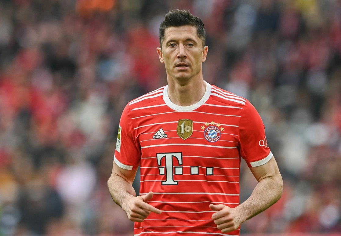 Robert Lewandowski durante el partido de fútbol de la primera división alemana de la Bundesliga entre el FC Bayern de Múnich y el VfB Stuttgart en Múnich. Foto Afp