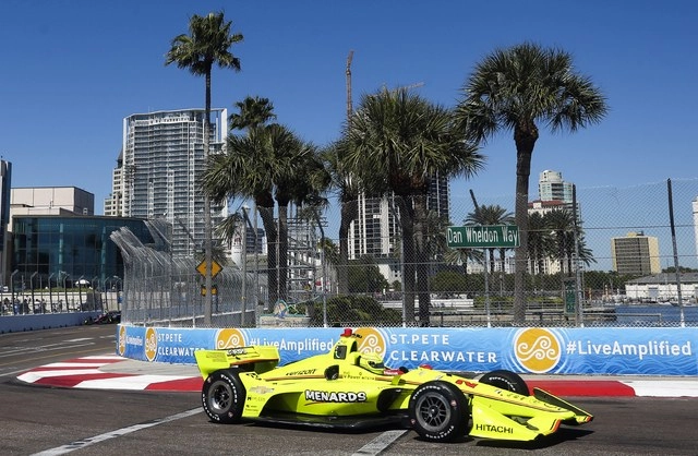 La IndyCar anunció que la última carrera de la categoría se correrá en St. Petersburg, Florida. Foto Ap