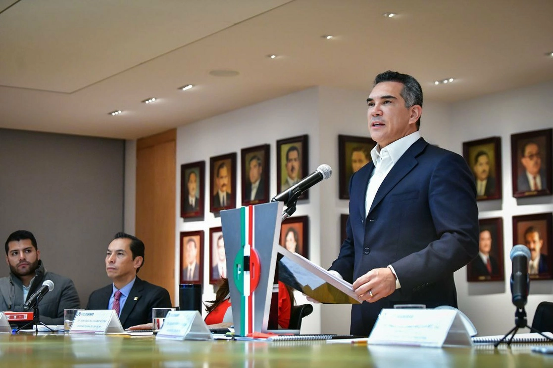 El dirigente del PRI, Alejandro Moreno en imagen de archivo. Foto tomada de la cuenta de Twitter @alitomorenoc