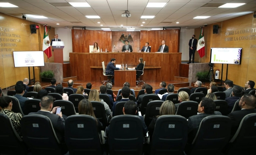 Sala Regional Guadalajara del TEPJF, donde se dio el fallo en favor de los partidos políticos locales en BC. Foto tomada de X @TEPJF_GDL.