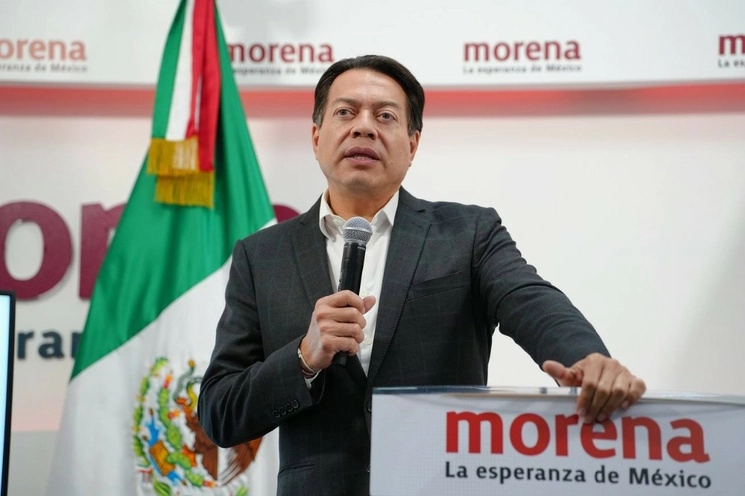 El dirigente de Morena, Mario Delgado. Foto tomada de la cuenta de Twitter @mario_delgado
