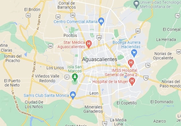 En Aguscalientes reportaron la desaparición de un menor de edad luego de que salió de casa a la tienda. Foto Google Maps 