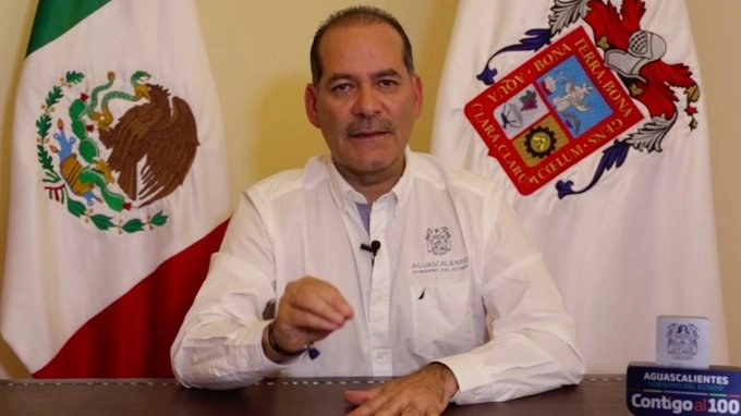 Martín Orozco, gobernador del estado de Aguascalientes. Foto @MartinOrozcoAgs
