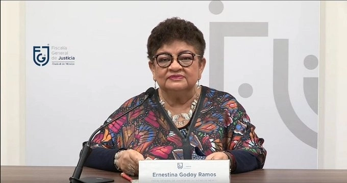 Ernestina Godoy en mensaje a medios desde las redes de la Fiscalía capitalina.