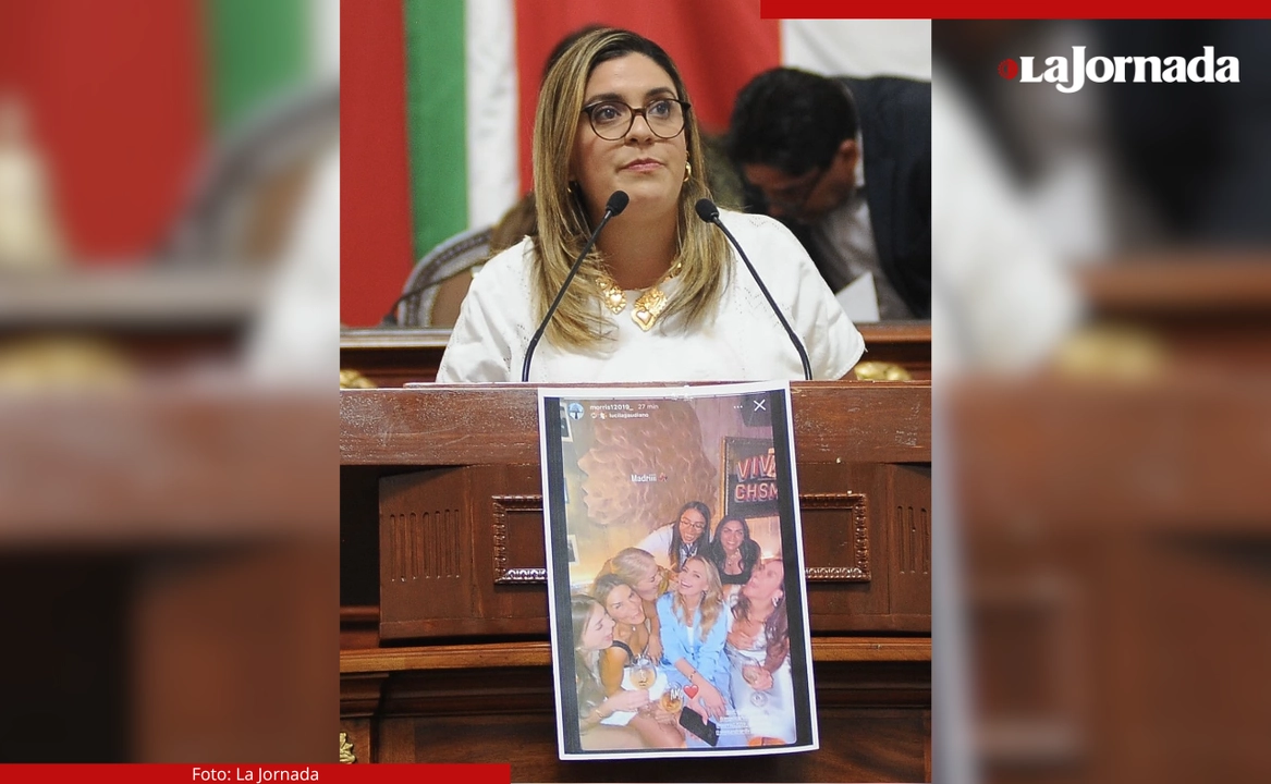 Al presentar la proposición la diputada de Morena, Cecilia Vadillo Obregón, cuestionó que dentro de sus actividades la alcaldesa sostuvo reuniones con figuras de la derecha española. Foto 