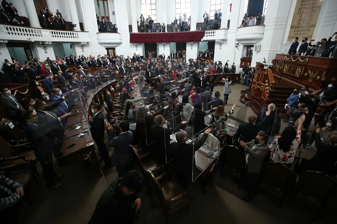 Sesión en el Congreso de la Ciudad de México. Foto José Antonio López/Archivo