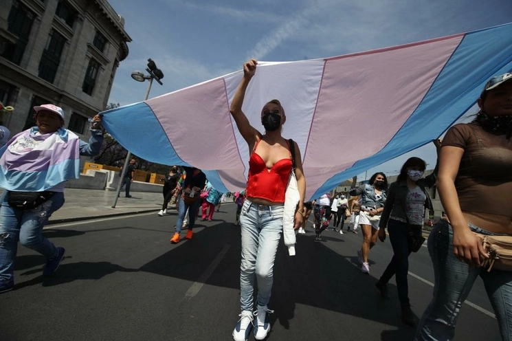Integrantes de la comunidad LGBT+ en imagen de archivo. Foto Yazmín Ortega Cortés