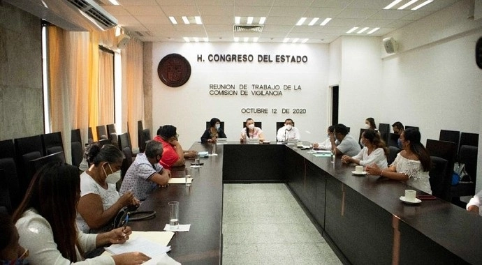 Sesión del Congreso local. Foto tomada de la página de internet de la legislatura.